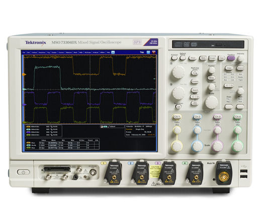 MSO73304DX 4+16-CH, DIGITAL, 33GHz Mixed Signal Oscilloscope