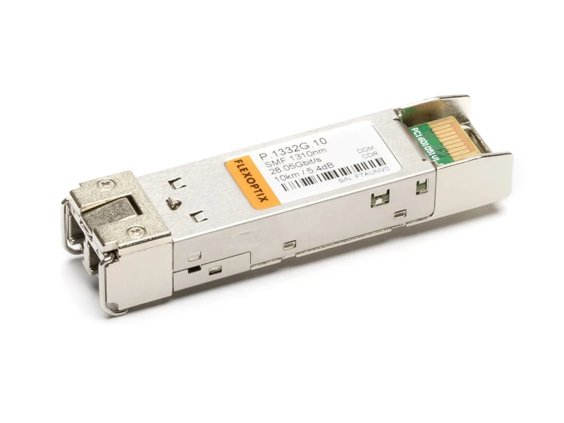 SFP28 transceiver, SM 1310nm,  32G fibre channel (FC) and 25G Ethernet