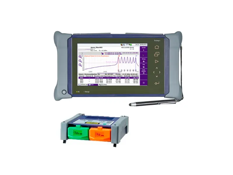 MTS-4000V2 with E4146A Quad OTDR MM 850/1300nm 26/24dB + SM 1310/1550nm 37/35dB